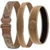 Tactical Belt Molle Belt With Quick Release Buckle Heavy Duty Gun Belt With Anti-slip Pad